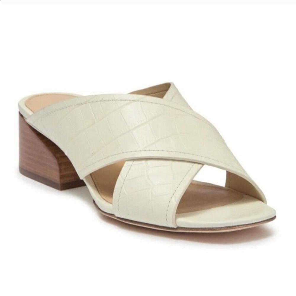 Via Spiga Paulina Criss Cross Leather Sandals